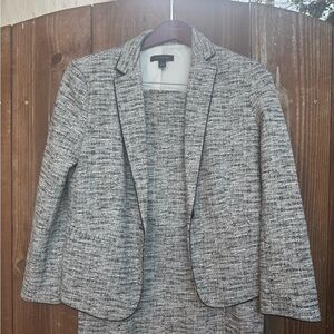 Ann Taylor Women's Gray Textured Blazer